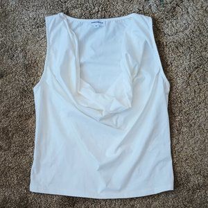 Superdown Cowl Neck Tank Top in White